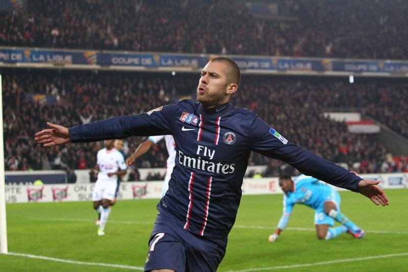 football player celebrating goal