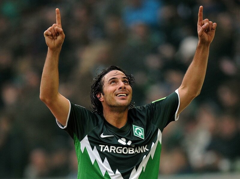 Football Player Celebrating — Green, Celebratory, Photograph, Crowd