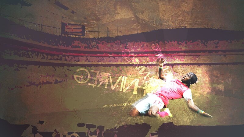 Football Player Celebrating — Red, Dramatic, Digital Art, Stadium