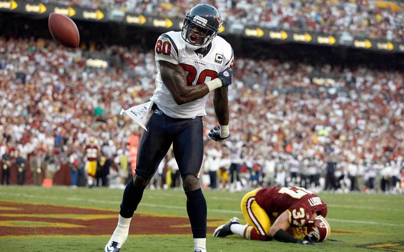 Football Player Celebrating — White, Intense