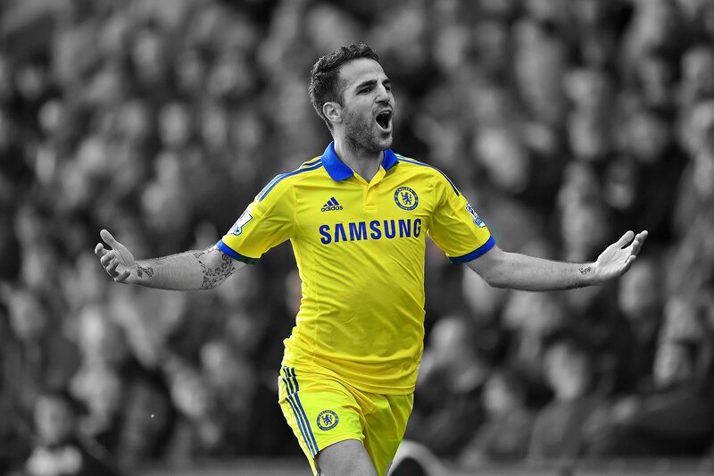 Football Player Celebrating — Yellow, Intense