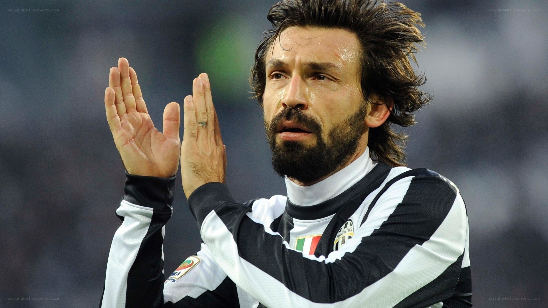 football player clapping