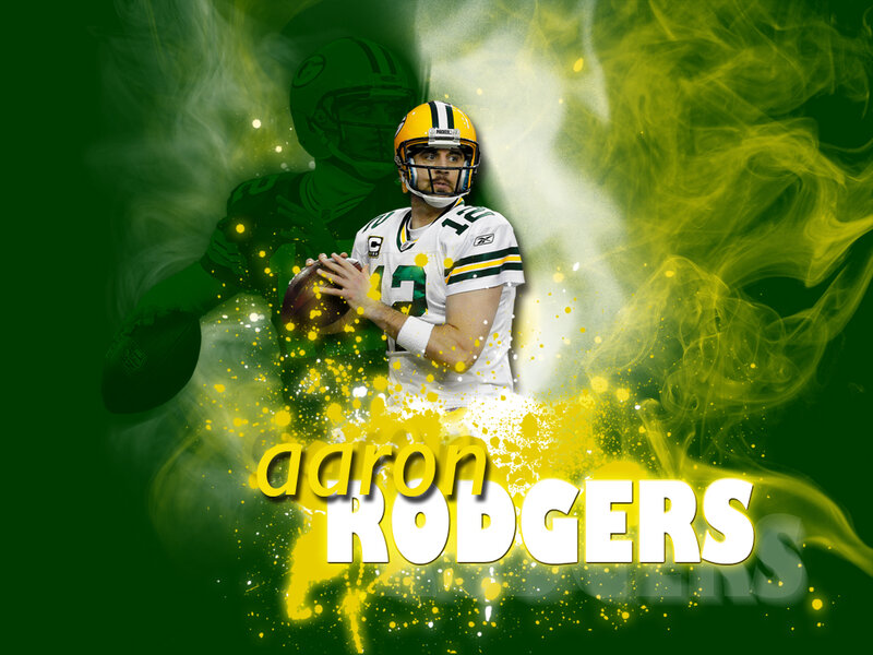 Football Player Holding Ball — Green
