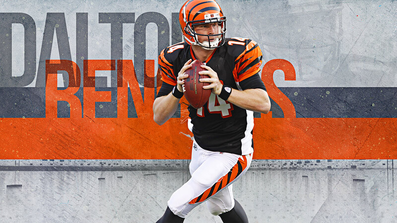 Football Player Holding Ball — Orange