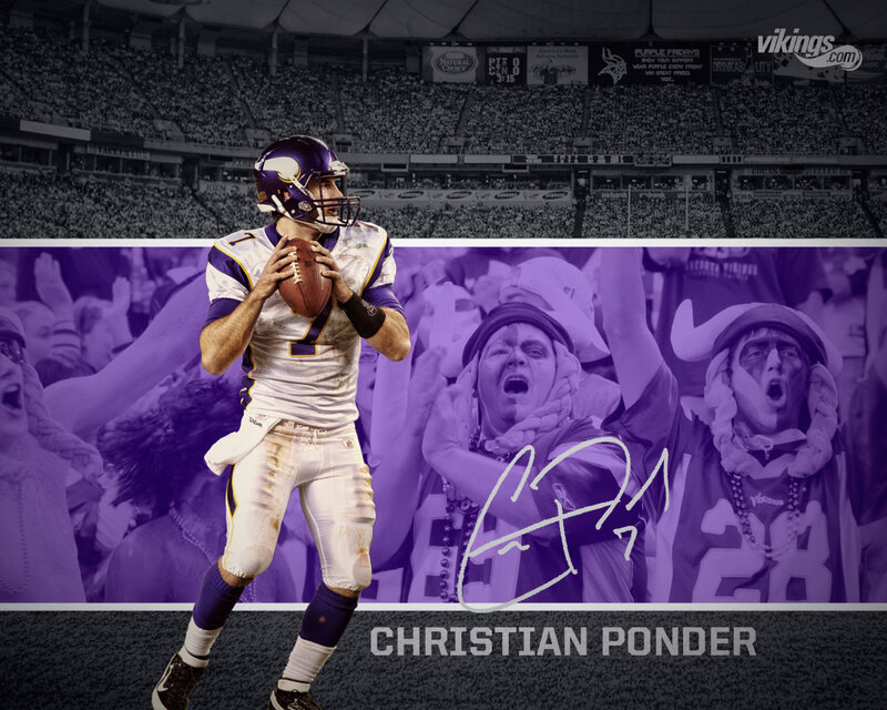 Football Player Holding Ball — Purple