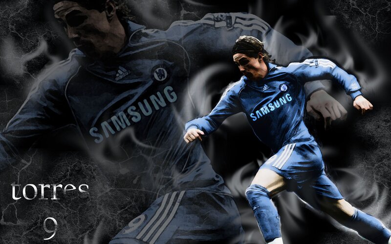 Football Player in Action — Blue, Dramatic, Digital Art, Jersey