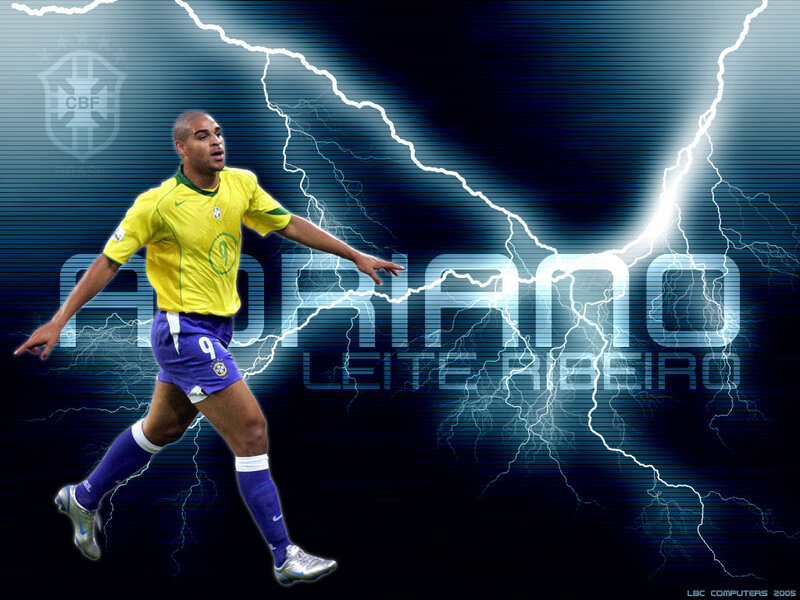 Football Player in Action — Blue, Dramatic, Digital Art