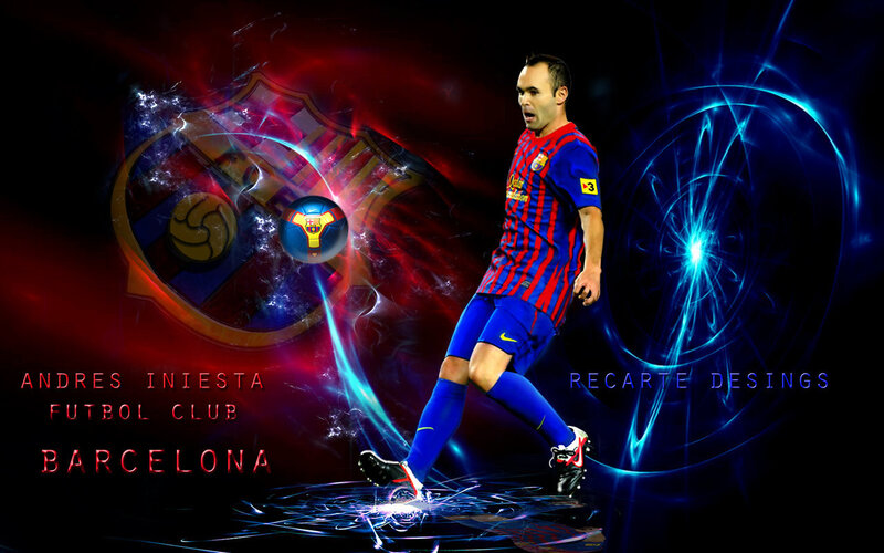 Football Player in Action — Blue, Dramatic