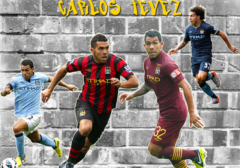 Football Player in Action — Blue, Dynamic
