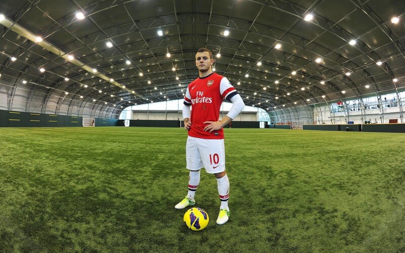 Football player in Arsenal kit