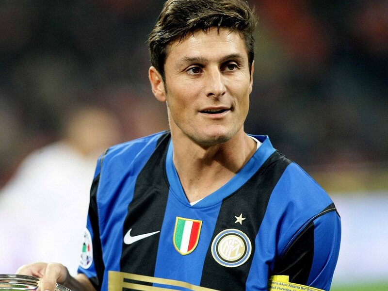 football player in inter milan jersey
