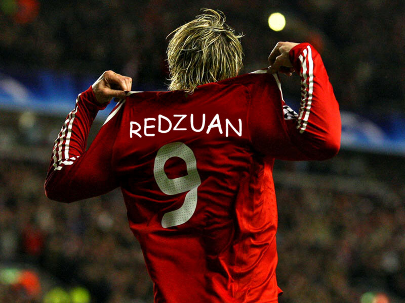 Football Player in Red Jersey — Dramatic