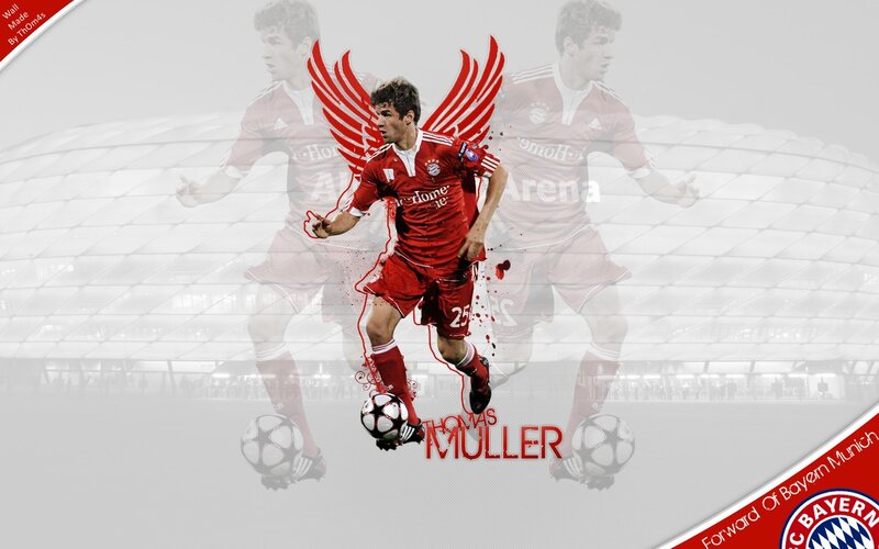 Football Player in Red Kit — Dynamic, Digital Art