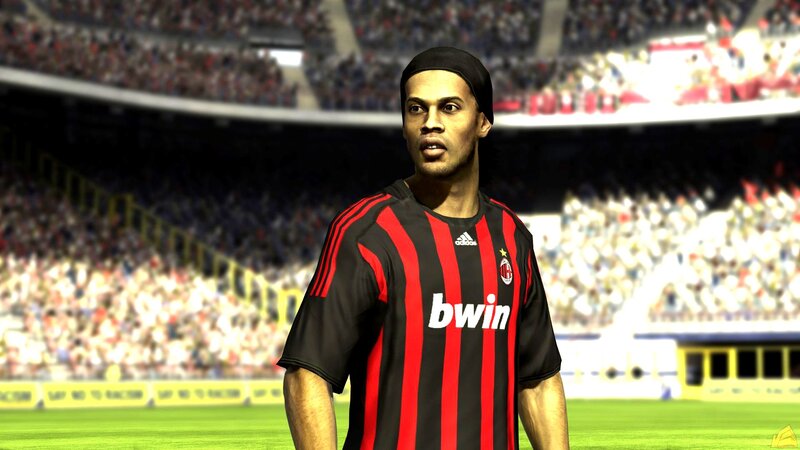 Football Player in Stadium — Black