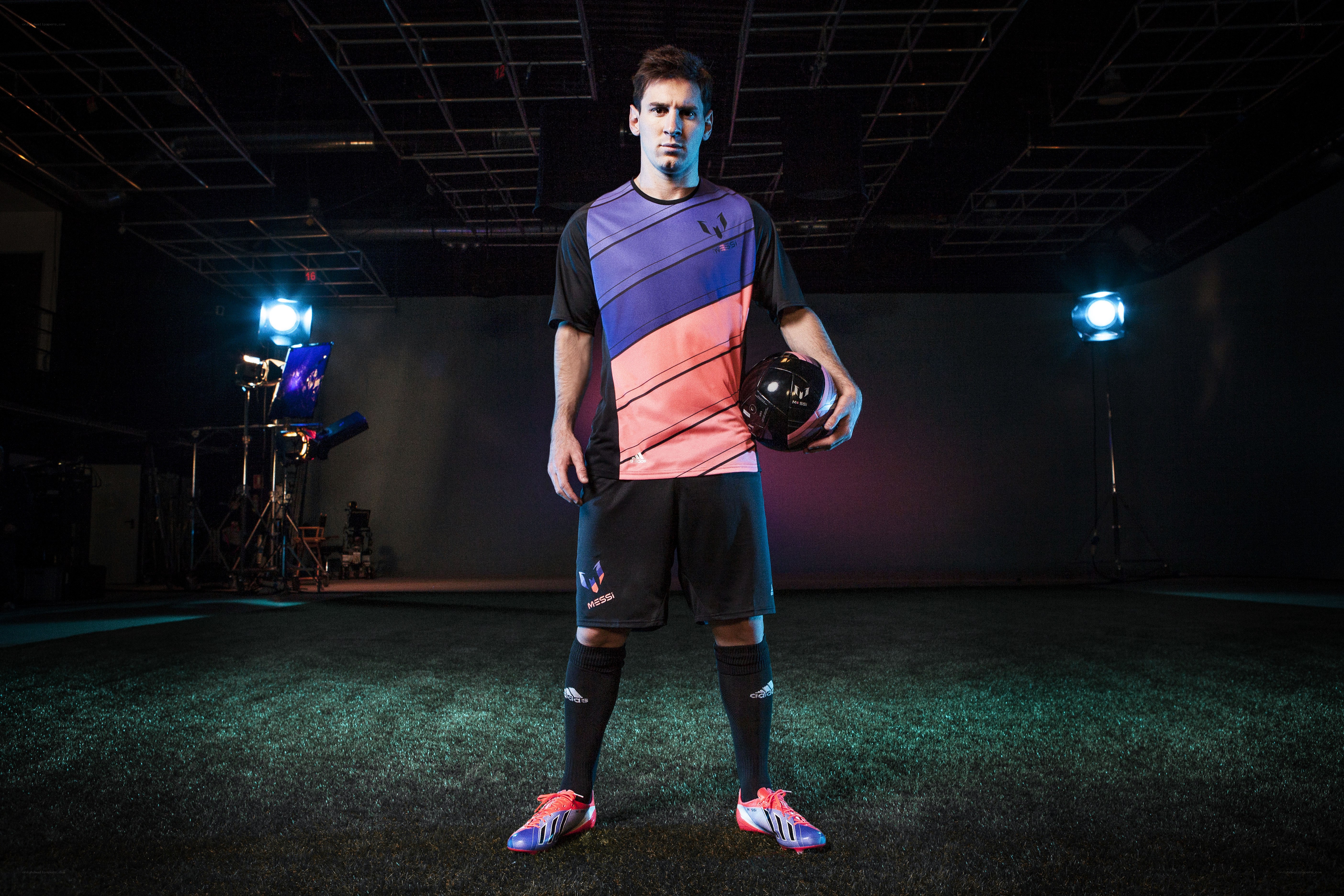 football player in studio
