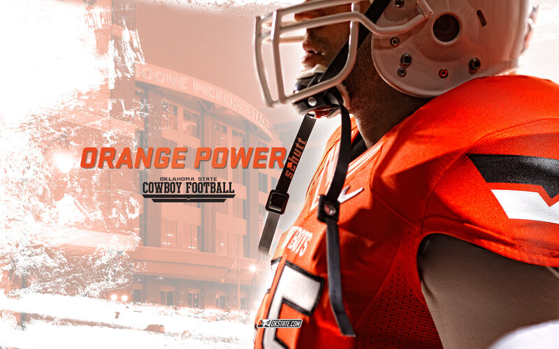 Football Player in Uniform — Orange, Dramatic