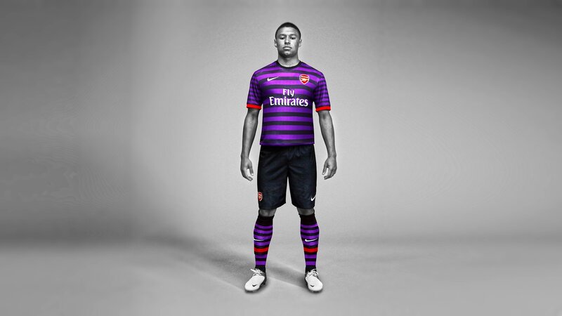 Football Player in Uniform — Purple, Neutral