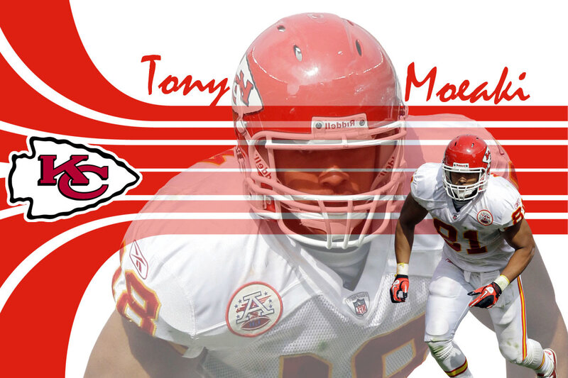 Football Player in Uniform — Red