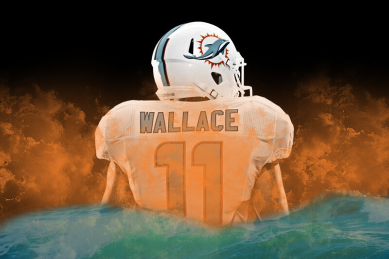 Football Player in Water