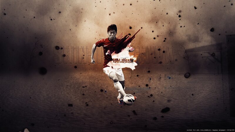 Football Player Kicking Ball — Brown