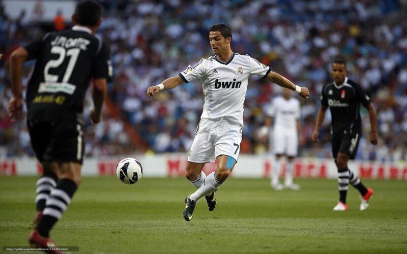 Football Player Kicking Ball — White, Active