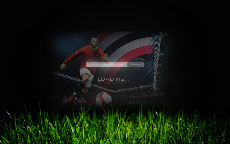 football player loading screen