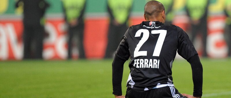 football player on field