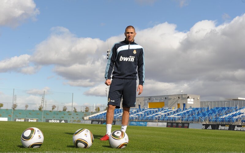 football player on pitch