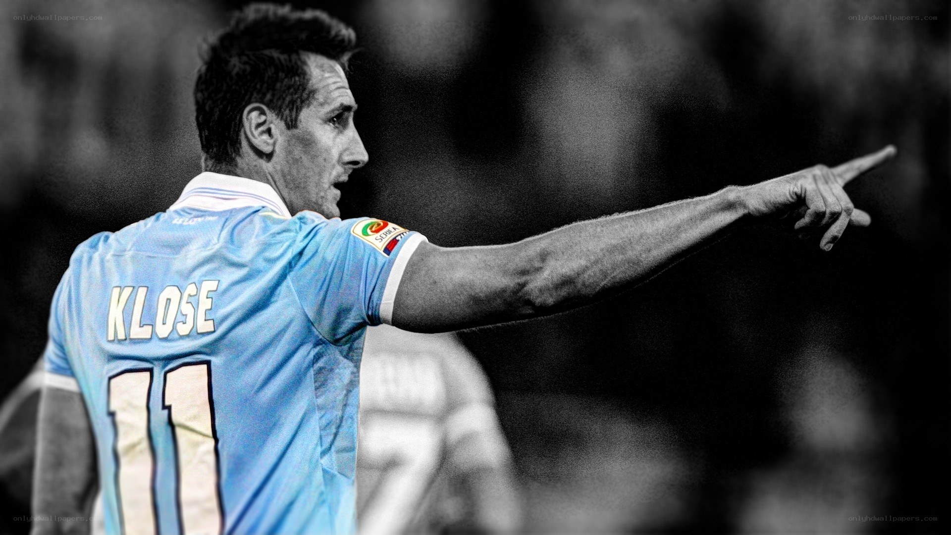 football player pointing