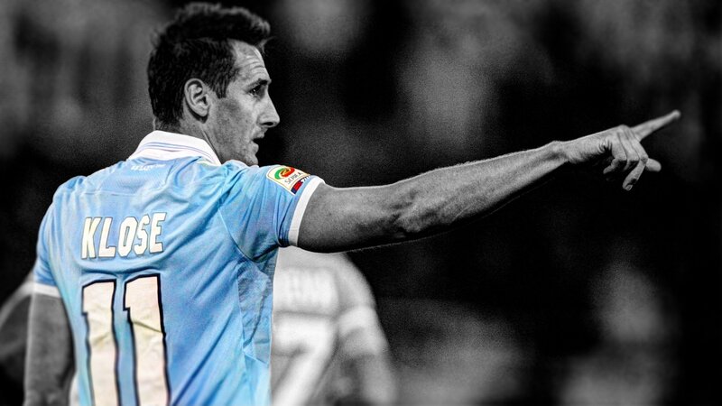 Football Player Pointing — Blue, Dramatic