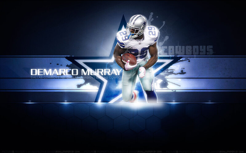Football Player Running — Blue, Dramatic, Digital Art, Star Logo