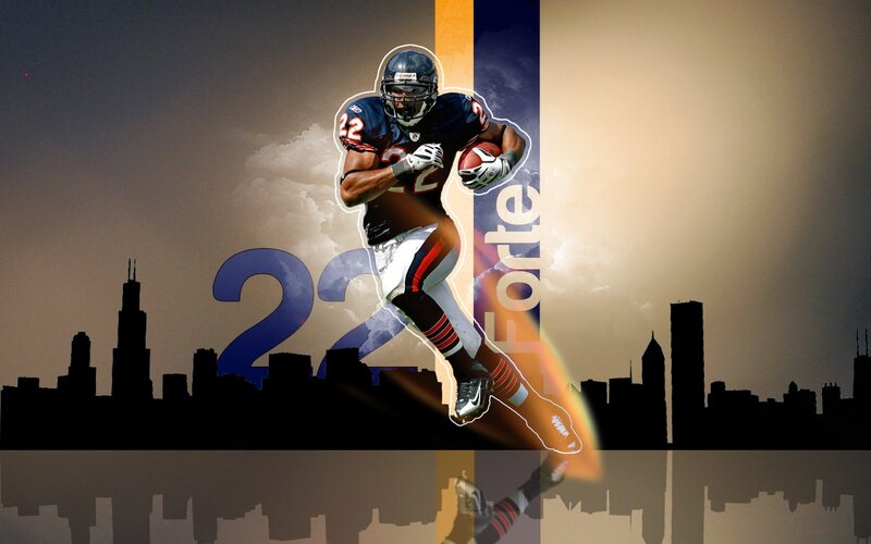Football Player Running — Blue, Dramatic, Sunset