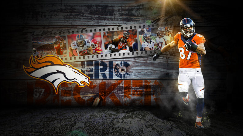 Football Player Running — Orange, Dramatic, Digital Art