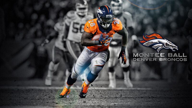 Football Player Running — Orange, Dynamic, Photograph