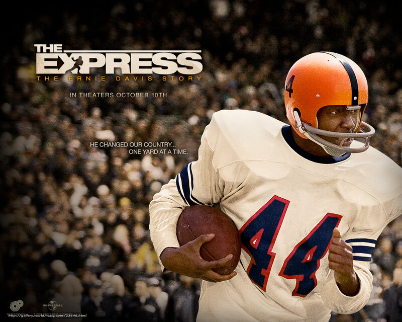 Football Player Running — Orange