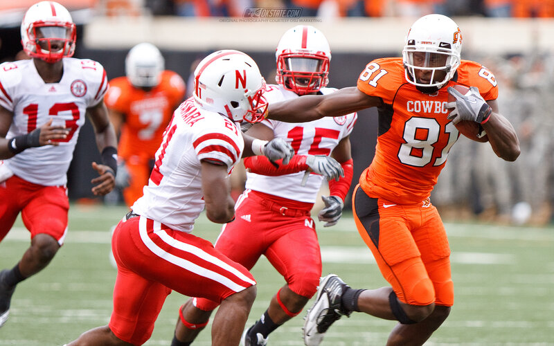 Football Player Running with Ball — Orange