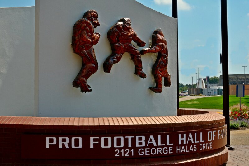 Football Player Sculptures