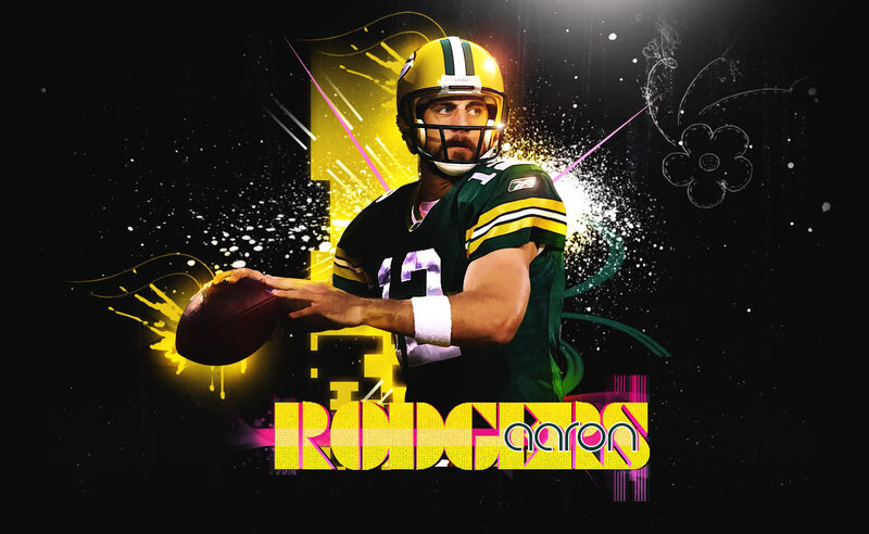 Football Player Throwing Ball — Black, Dramatic, Digital Art