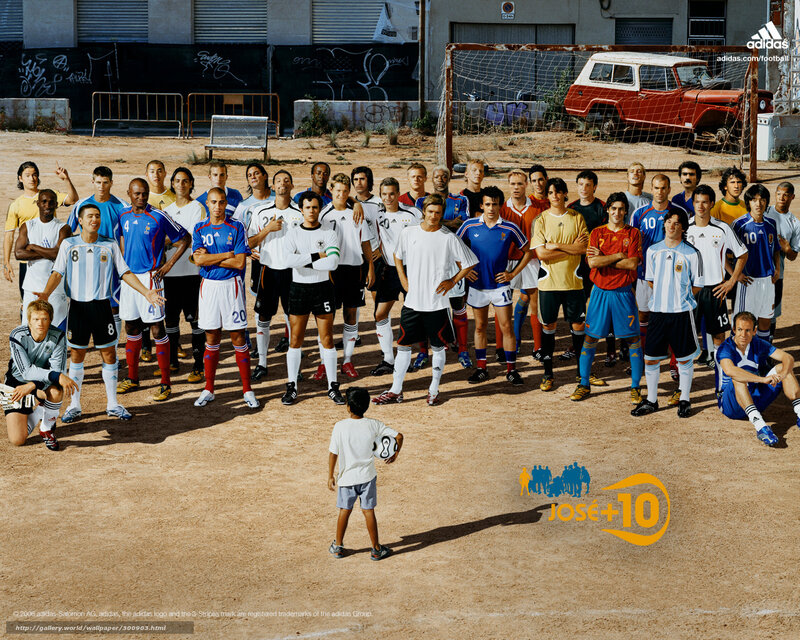 Football Players and Child