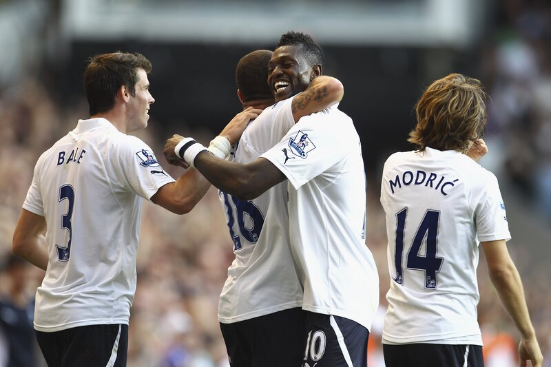 Football players celebrating