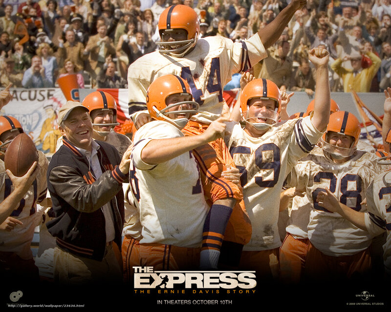 Football Players Celebrating — Orange