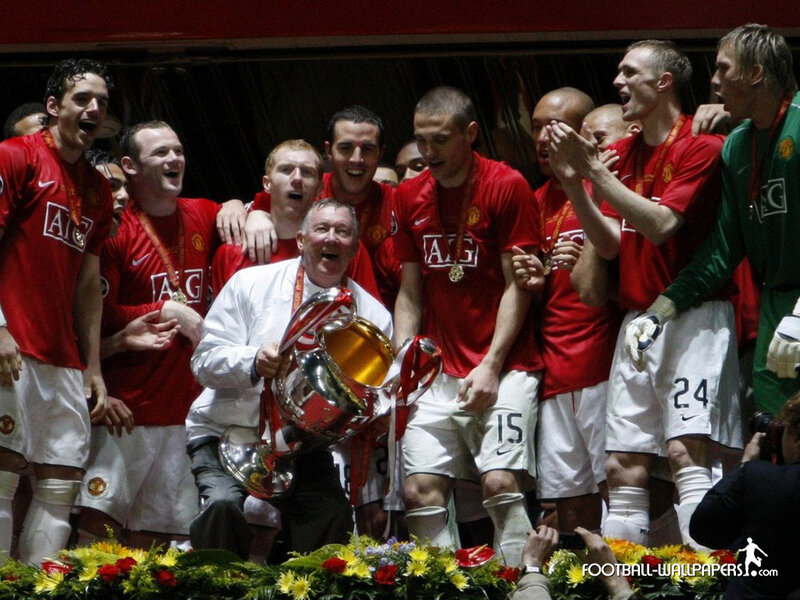 Football Players Celebrating — Red, Celebratory