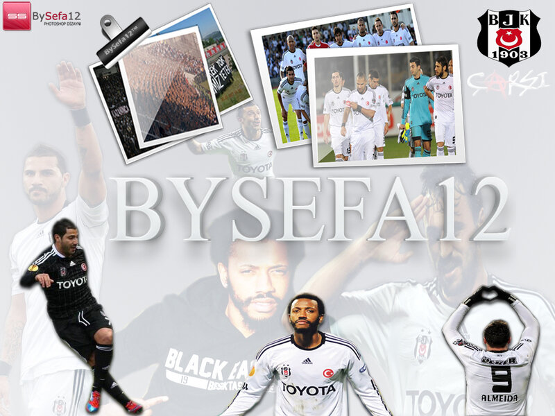 Football Players Collage — White