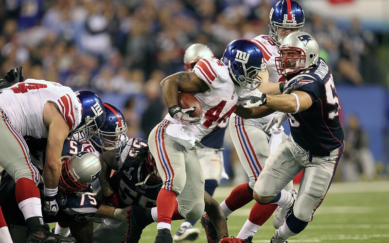 football players in action