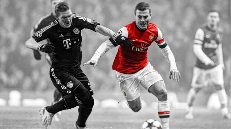 football players in action