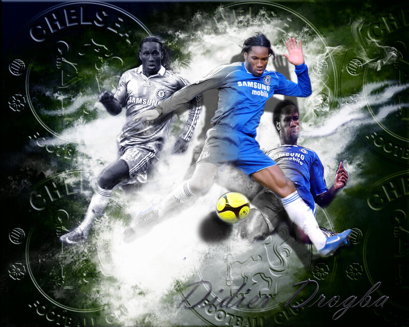 Football Players in Action — Green