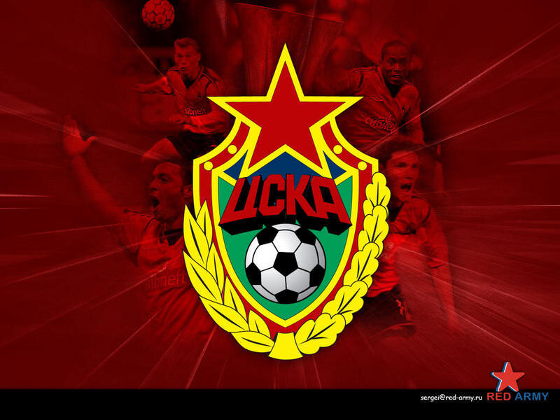 Football Players in Action — Red