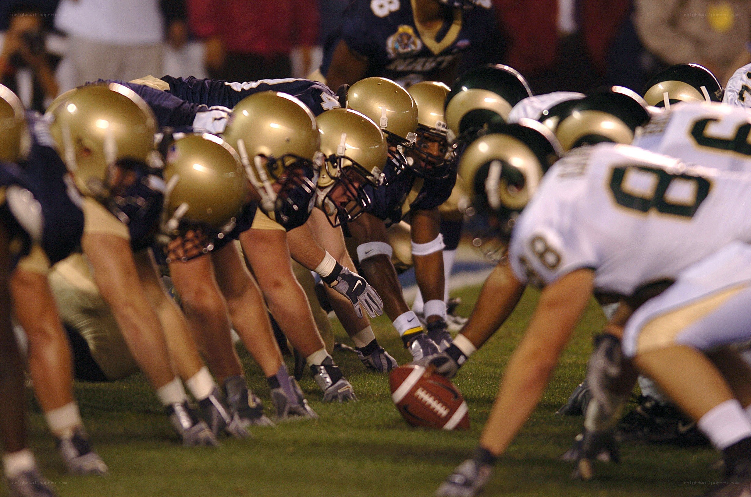 football players in formation