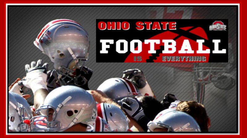 Football Players in Huddle — Red