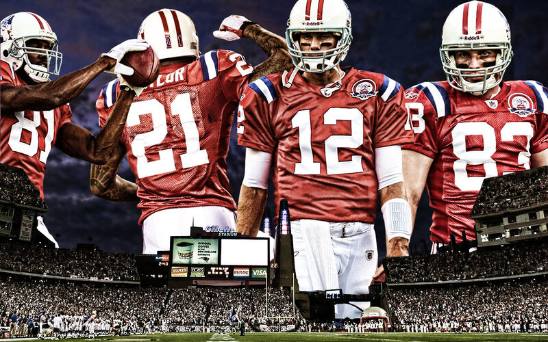Football Players in Red Uniforms